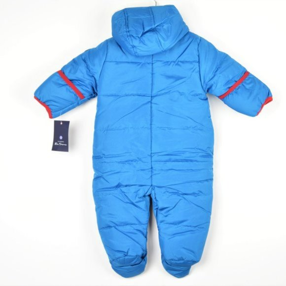 NWT Ben Sherman Newborn Boys Puffer Pram Snowsuit - Picture 3 of 7